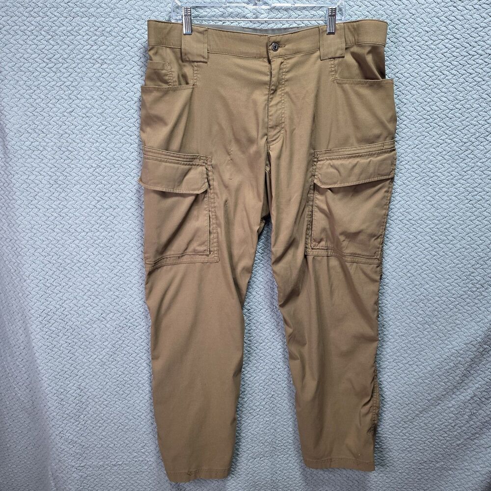 Duluth Dry On The Fly Cargo Pants Brown Flex Utility Tactical Hiking Hunting 40